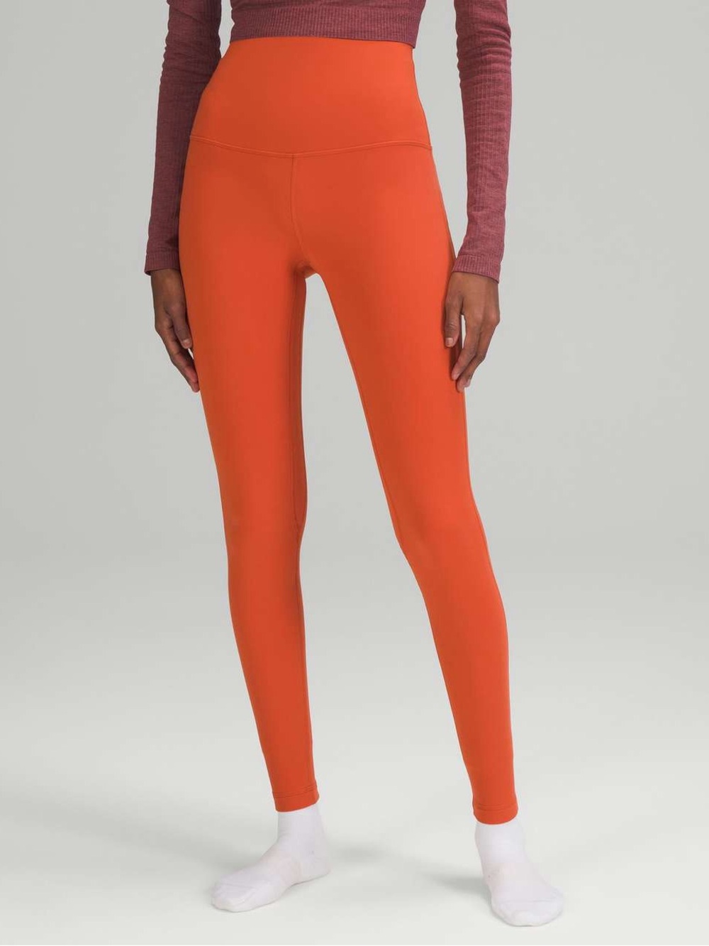 Lululemon Align Super High Rise Pant in Canyon Orange Size 6 Leggings Activewear